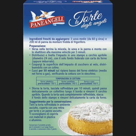 PANEANGELI PREPARED FOR CAKE VANILLA 410 GR (8 in a box)