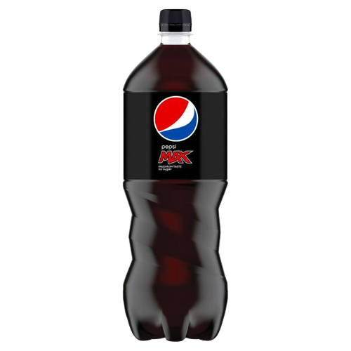PEPSI COLA ZERO MAX SUGAR FREE PET 1.5 LT (6 in a box)
