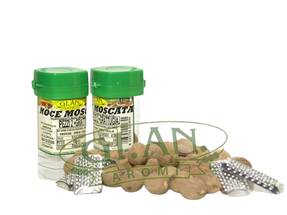 GI. AN. AROMI SPEZIE NOCE MOSCATA E GRATTUGIA X2 15 GR (12 in a box) –   - The best E-commerce of Italian Food in UK