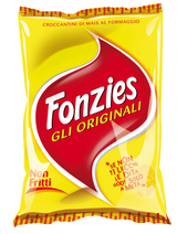 FONZIES CRISPS SNACK BAG 100 GR (24 in a box)