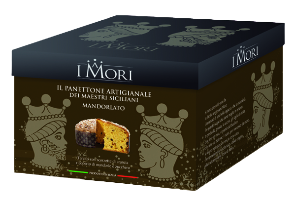 MORI PANETTONE ARTIGIANALE MANDORLATO 900 GR (12 in a box)