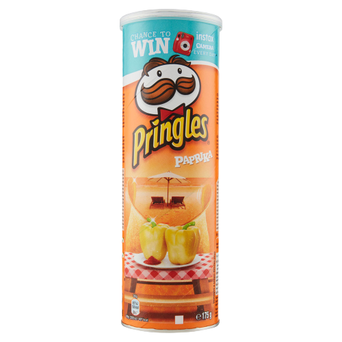 PRINGLES CRISPS PAPRIKA TUBE 175 GR (19 in a box)
