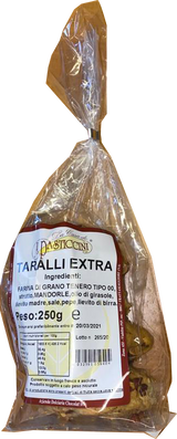 I PASTICCINI BISCOTTI SWEET TARALLI EXTRA 250 GR (15 in a box)