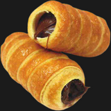 I PASTICCINI DESSERT CANNOLI FILLED WITH CHOCOLATE 500 GR (6 in a box)