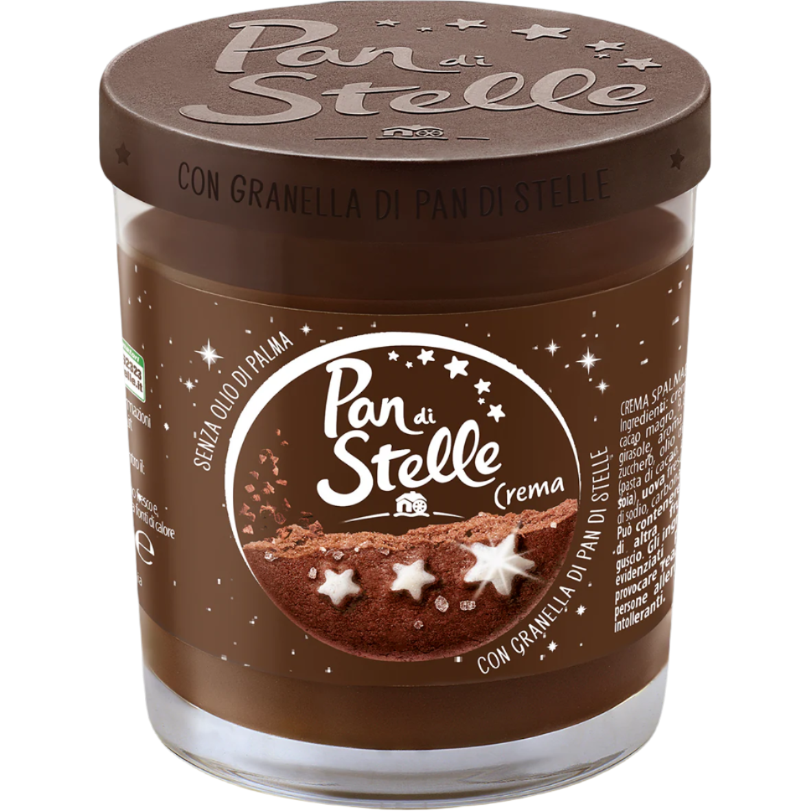MULINO BIANCO PAN DI STELLE SPREAD CREAM JAR 190 GR (10 in a box)