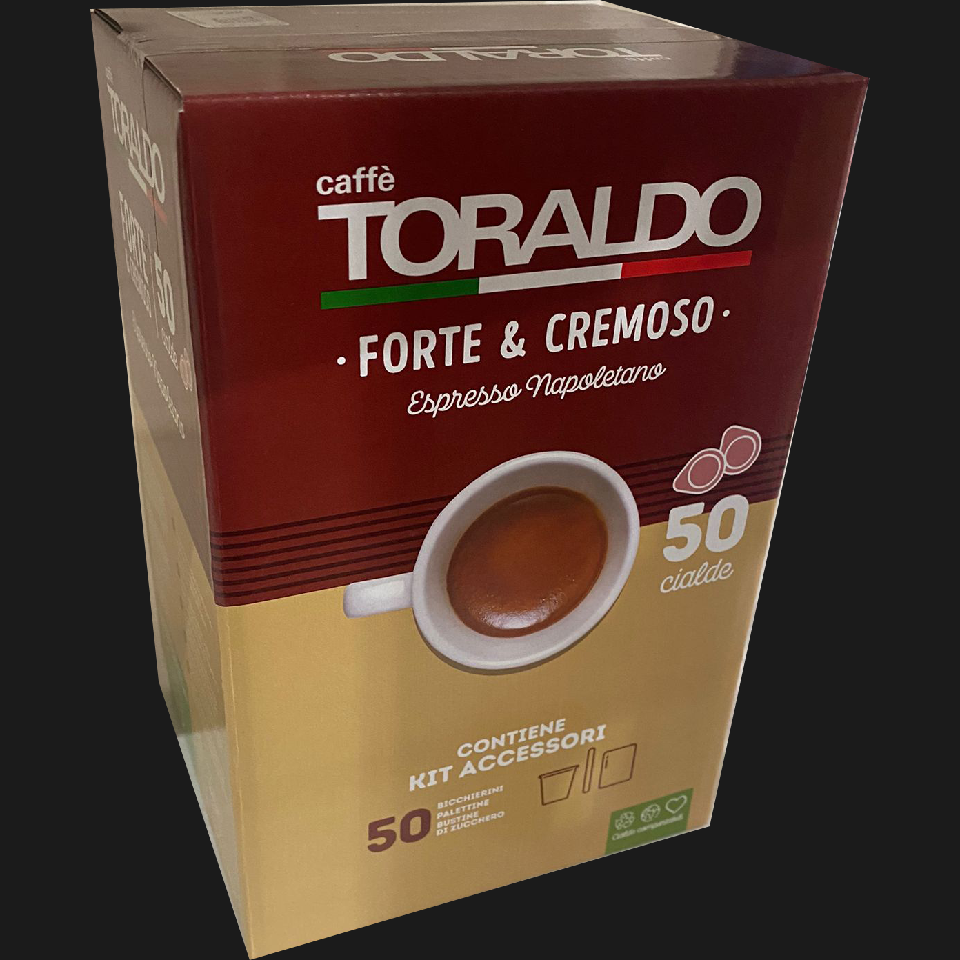 TORALDO CAFFE' CIALDE ESE 44 MM FORTE E CREMOSO ESPRESSO NAPOLETANO X5 –   - The best E-commerce of Italian Food in UK