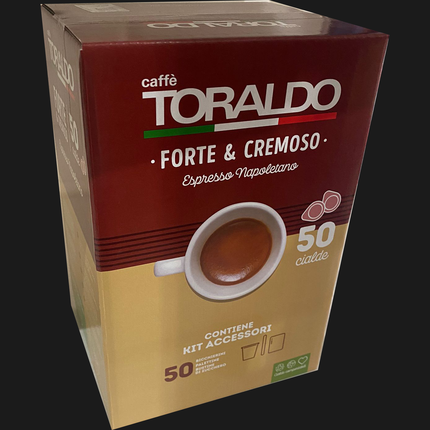 TORALDO CAFFE' CIALDE ESE 44 MM FORTE E CREMOSO ESPRESSO