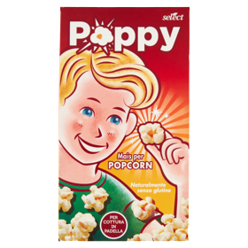 SELECT POPPY MAIS POP CORN 250 GR (18 in a box)