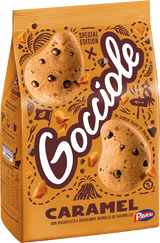 PAVESI BISCOTTI GOCCIOLE CARAMEL 300 GR (12 in a box) SPECIAL EDITION