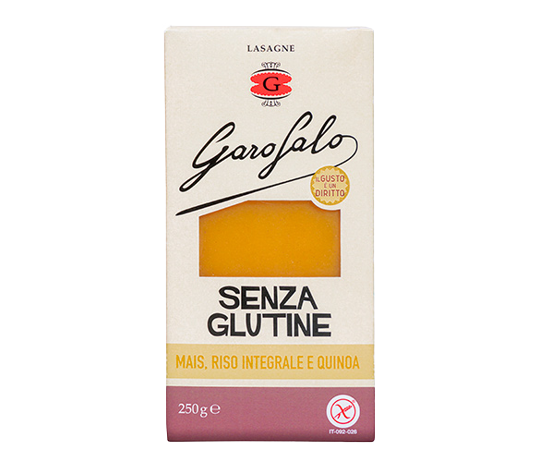 GAROFALO PASTA GLUTEN FREE LASAGNA 250 GR (12 IN A BOX)