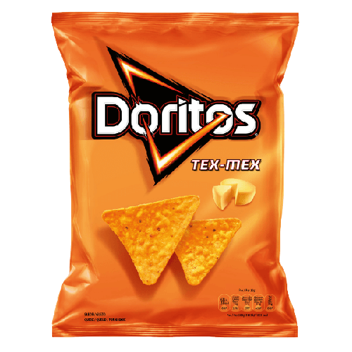 DORITOS CRISPS TEX-MEX CHEESE 140 GR (9 in a box)