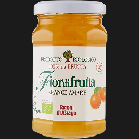 RIGONI JAMS FIOR DI FRUTTA BITTER ORANGE 250 GR (6 in a box)