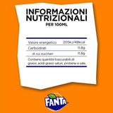 FANTA ORIGINAL ORANGE ARANCIATA CANS 15 CL X6 (4 in a box)