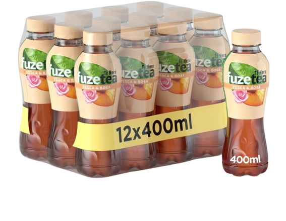FUZETEA TEA PEACH PET 400 ML (12 IN A BOX)