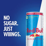 RED BULL SUGAR FREE CANS LUNGA 250 ML (24 in a box )