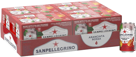 SAN PELLEGRINO ARANCIATA ROSSA CANS 330 ML (24 in a box)