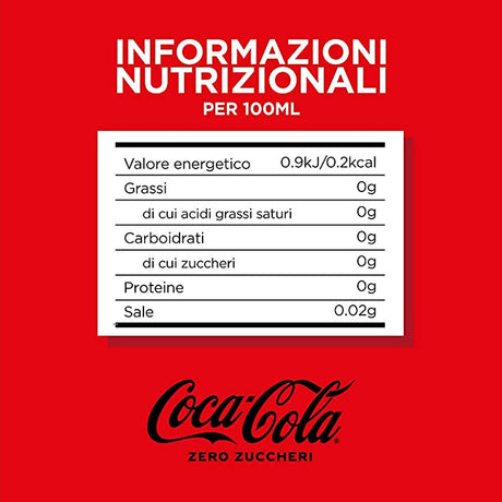 COCA COLA ZERO SUGAR MINI CANS 15 CL X6  (4 in a box)