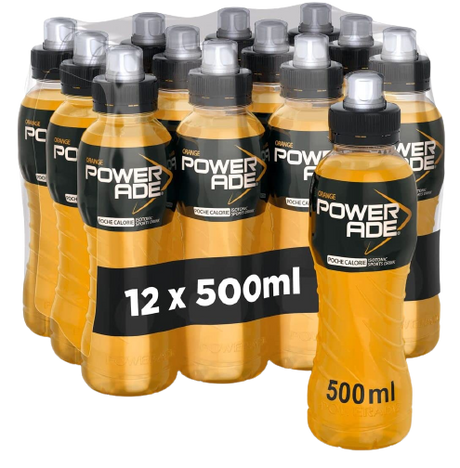 POWERADE ENERGY DRINK ORANGE PET 500 ML (12 in a box)