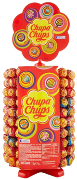 CHUPA CHUPS EXPO CANDY LOLLIPOP FRUITS WHEELS X200 (1 in a box)
