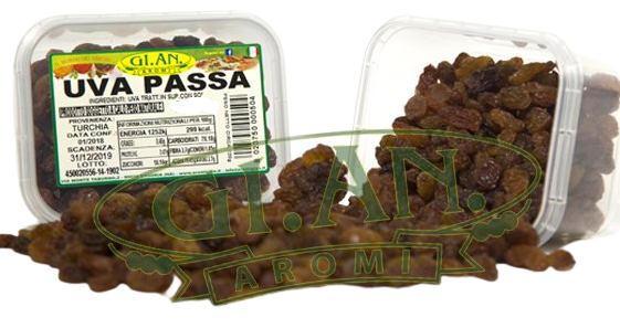 GI. AN. AROMI DRIED FRUITS RAISINS 70 GR (12 in a box)