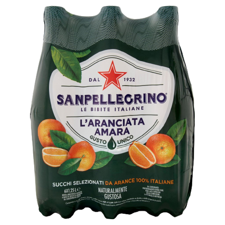 SAN PELLEGRINO ARANCIATA AMARA PET 1.2 LT (6 in a box)