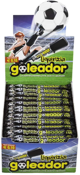 GELCO EXPO CANDY GOLEADOR LIQUORICE X200 (1 in a box)