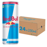 RED BULL SUGAR FREE CANS LUNGA 250 ML (24 in a box )