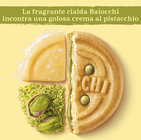 MULINO BIANCO BISCOTTI BAIOCCHI PISTACHIO 240 GR (10 in a box)