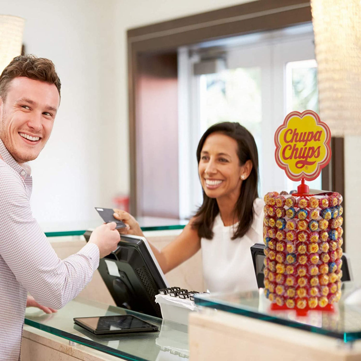 CHUPA CHUPS EXPO CANDY LOLLIPOP FRUITS WHEELS X200 (1 in a box)