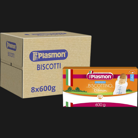 PLASMON BISCOTTINO BIBERON 600 GR (8 in a box)