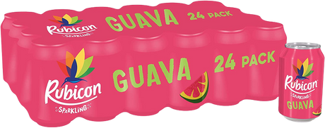 RUBICON SPARKLING GUAVA CANS 330 ML (24 in a box)
