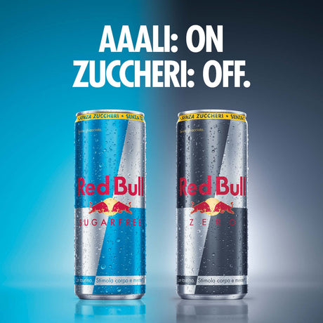 RED BULL ZERO SUGAR FREE LUNGA CANS 250 ML (24 in a box )