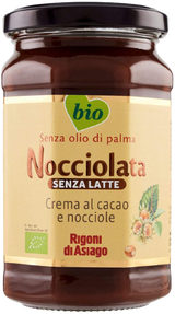 RIGONI SPREAD CREAM NOCCIOLATA WITHOUT MILK 250 GR (6 in a box)