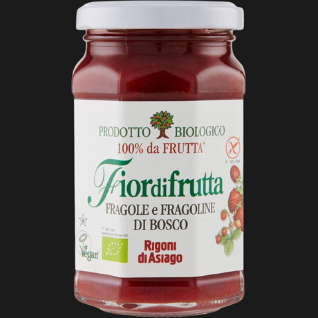 RIGONI JAMS FIOR DI FRUTTA STRAWBERRY 250 GR (6 in a box)