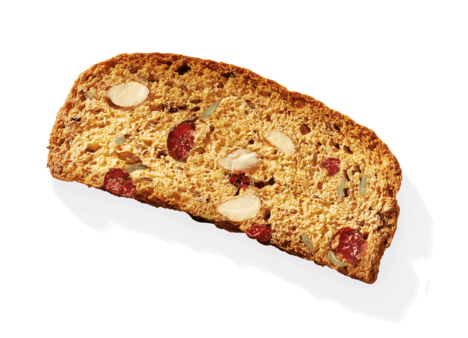 GALBUSERA BELLE BUONE BAKERY RUSKS FETTE BISCOTTATE BLUEBERRIES AND ALMONDS 200 GR (10 in a box)