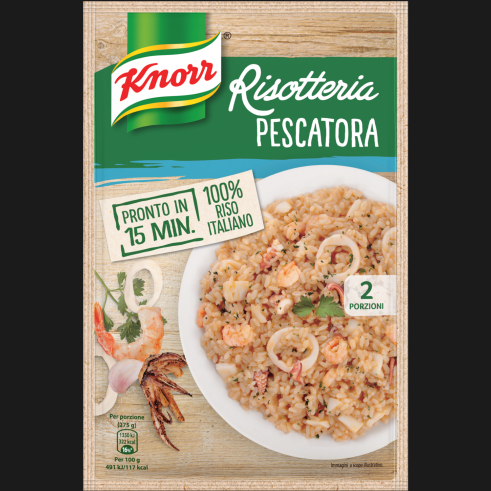 KNORR RISOTTERIA RISOTTO PESCATORA 175 GR (15 in a box)