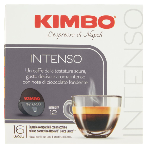 KIMBO CAFFE CAPSULA INTENSO 16X 112 GR 6 in a box Cibimarket