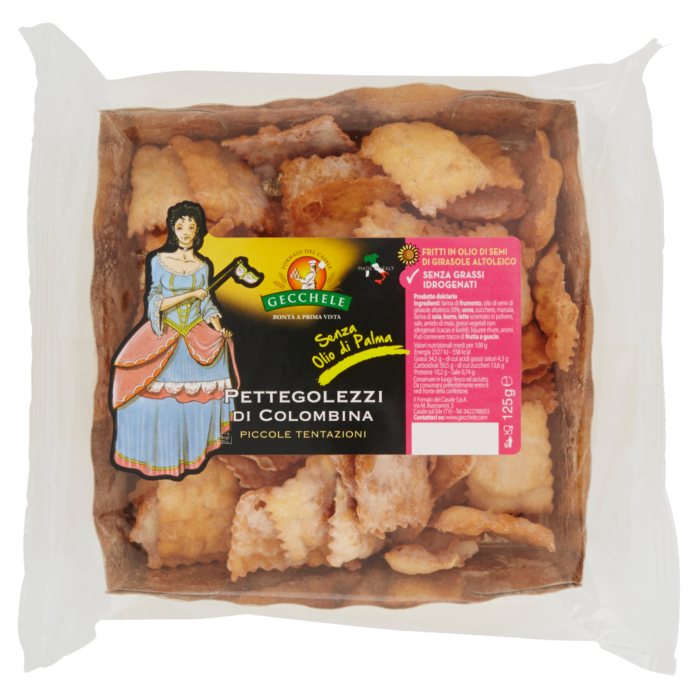 GECCHELE CHIACCHIERE PETTEGOLEZZI DI COLOMBINA 150 GR (6 in a box)