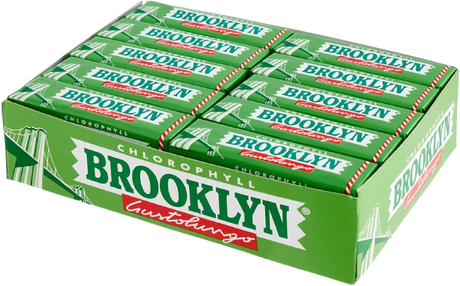 BROOKLYN CHEWING GUM CLOROPHILLA STICK 52 GR (20 in a box)