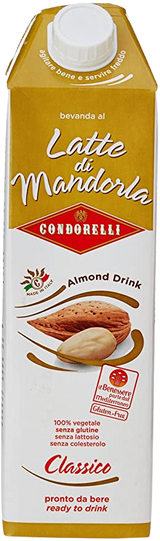 CONDORELLI DRINK ALMOND MILK CLASSIC BRICK 1 LT (6 in a box)