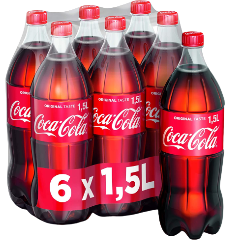 COCA COLA ORIGINAL PET 1.5 LT (6 in a box)