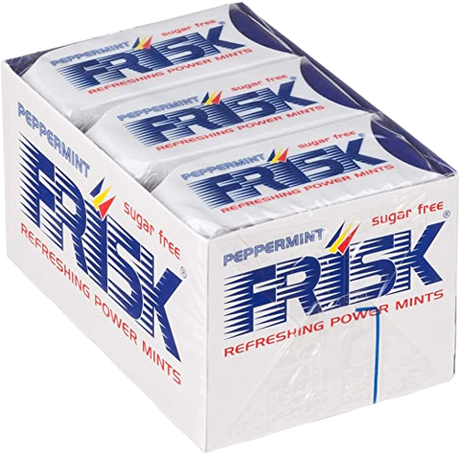 FRISK CANDY PEPPERMIT SUGAR FREE 6 GR (12 in a box)