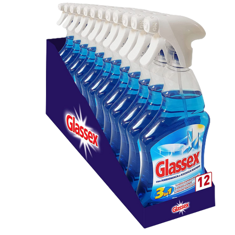 GLASSEX DEGREASER GLASS AND MULTIPURPOSE SPRAY 500 ML (12 in a box)