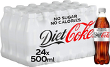 COCA COLA DIET COKE PET 500 ML (24 in a box)