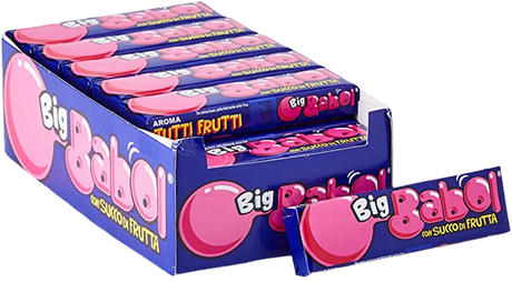 BIG BABOL CHEWING GUM JUICY 88 GR (24 in a box)