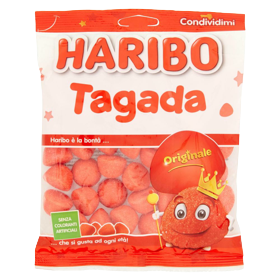 HARIBO CANDY TAGADA STRAWBERRY 175 GR (16 in a box)