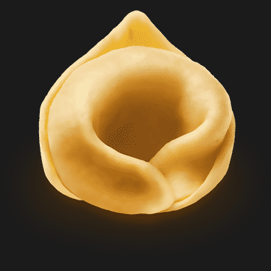 BARILLA EMILIANE STUFFED PASTA TORTELLINI WITH HAM 500 GR (8 IN A BOX)