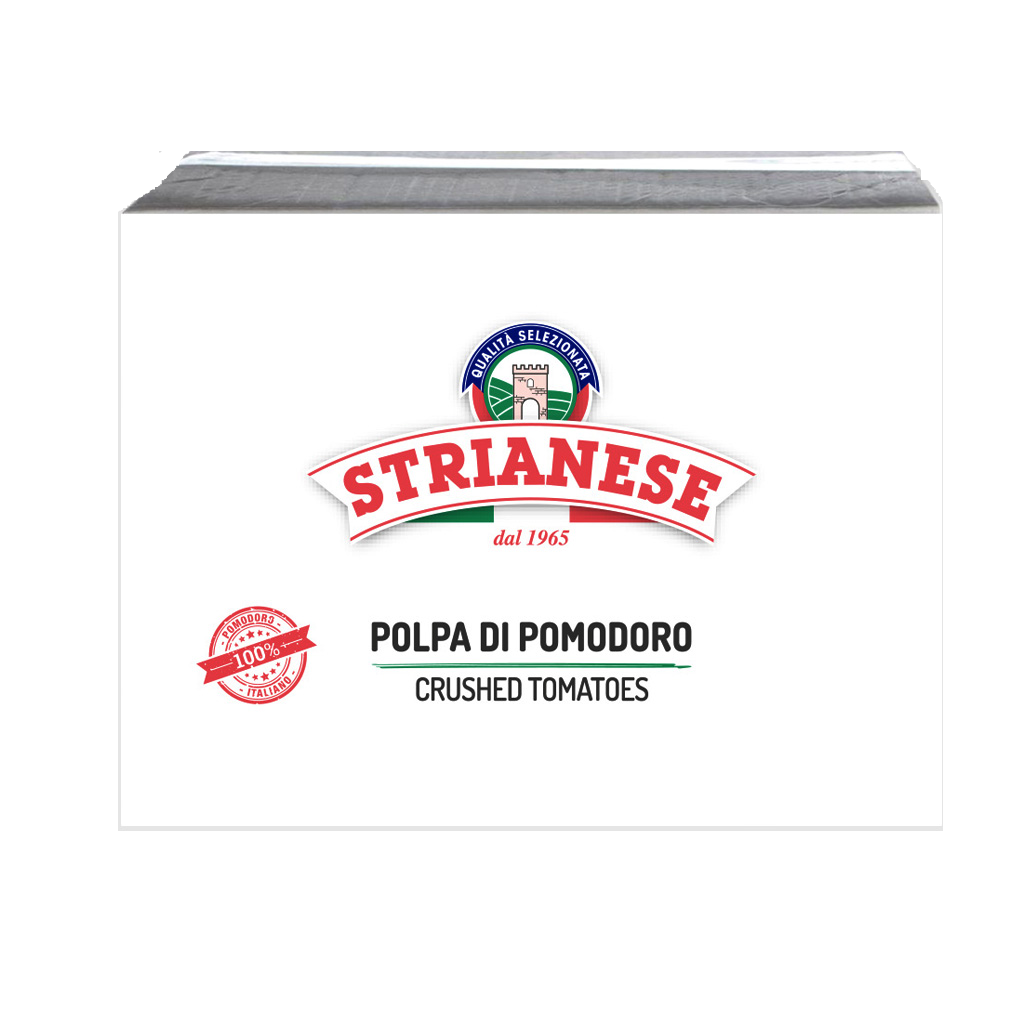 STRIANESE POLPA DI POMODORI CRUSHED TOMATOES BOX 10 KG (1 in a box)