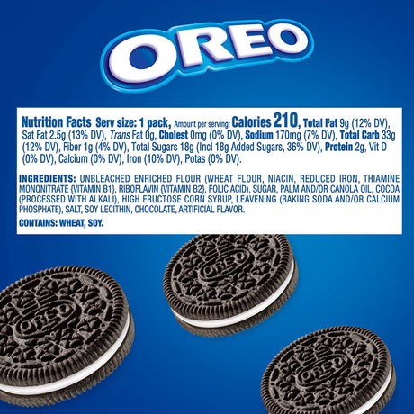 OREO BISCOTTI ORIGINAL STICK 154 GR (16 in a box)