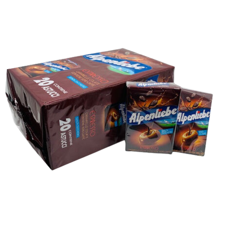 ALPENLIEBE CANDY ESPRESSO COFFEE SUGAR FREE ASTUCCIO 49 GR (20 in a box)